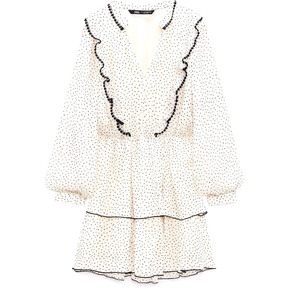ZARA DOTTED MINI DRESS